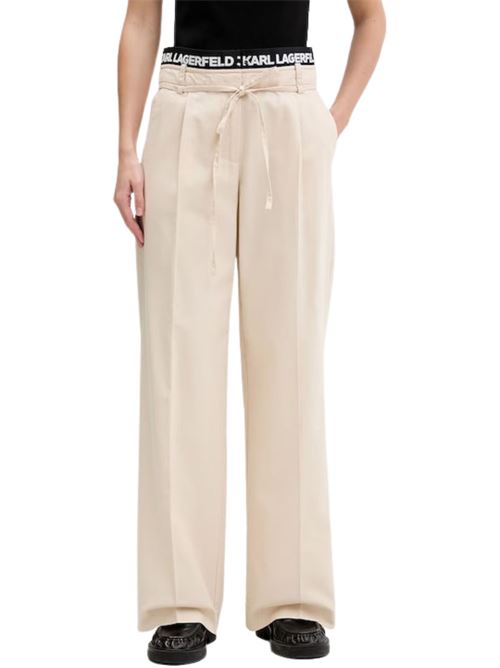 Pantaloni con logo Karl Lagerfeld jeans | B2W100591EY